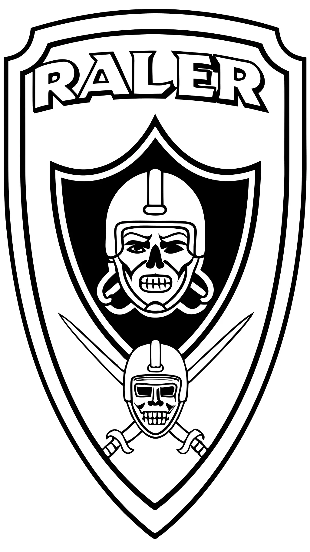 coloriages d’Oakland Raiders